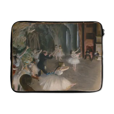 Produktbild von MuchoWow® Laptop Hülle 15 Zoll Die Probe des Balletts auf der Bühne - Gemälde von Edgar Degas Laptoptasche - Laptoptasche - Sleeve - Rundum-Schutz