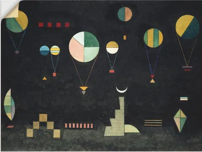 Produktbild von ARTland Wandbild, selbstklebend Flach-Tief. 1930 Größe: 120x90 cm