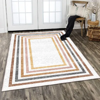 Zdjęcie produktu dla Conceptum Hypnosis, Eexfab878-Klm, Dywan (160 x 230), 100% bawełna, kremowy, 160 x 230 cm