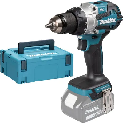 Produktbild von Makita Akku-Schlagbohrschrauber 18V Solo im Makpac - DHP489ZJ