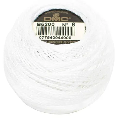 Produktbild von DMC Perlgarn Knäuel Stärke 8, 10 g, 116A/8-B5200