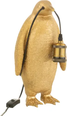 Produktbild von J-Line J-Line Tischlampe Pinguin - Harz - Gold - Klein