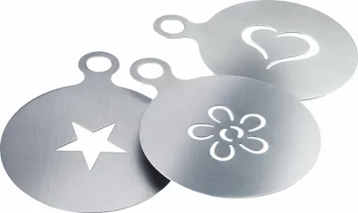 Produktbild von Westmark 3 Dekorierschablonen »Cappuccino«, 62862260