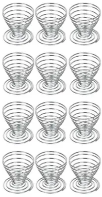 Produktbild von Eierbecher aus Edelstahl Set mit 12 Stück - Modernes Design