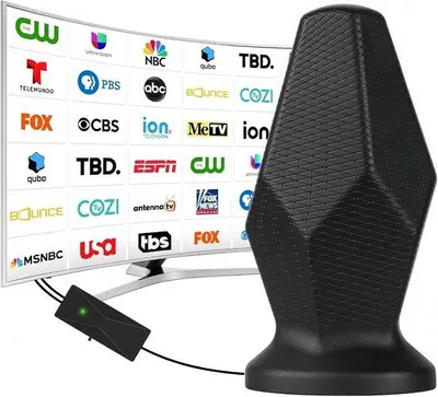 Obrázek produktu pro HD TV anténa 600+ mil - vnitřní - zesilovač signálu -  HD TV kanály - m-shop