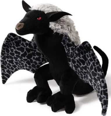 Produktbild von Nici Creatures Plüschtier Monster stehend schwarz, Größe:15 cm