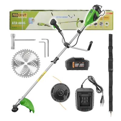 Zdjęcie produktu dla Akumulatorowa wykaszarka Procraft ATA-40BS, 40 V