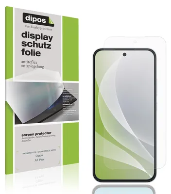 Obrázok produktu pre 4 ochranné fólie pre Oppo A7 Pro, matná obrazovka, fólia na ochranu displeja, značka dipos