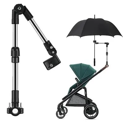 Zdjęcie produktu dla Stojak na parasol do wózka uniwersalny regulowany 360 czarny