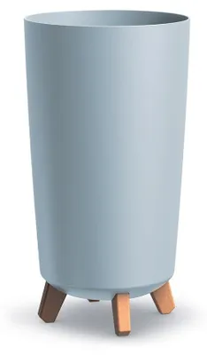 Produktbild von Gracia Tubus Slim DGTL240-443U hellgrauer Blumentopf auf Beinen