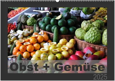 Produktbild von Obst + Gemüse (Wandkalender 2025 DIN A2 quer), CALVENDO Monatskalender