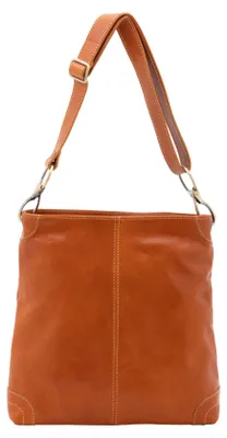 Image de Sac bandoulière pour femmes, en cuir véritable, avec bandoulière réglable, fabriqué en Italie