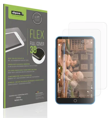Image de 2x Full Cover mat Film pour Oilsky M303 Pro Film de protection ecrán