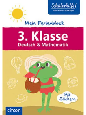 Immagine prodotto di Ferienblock Mein Ferienblock 3. Klasse Schülerhilfe 32 Übungen mit Belohnungsstickern