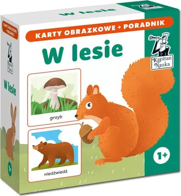Produktbild von W lesie. Karty obrazkowe + poradnik