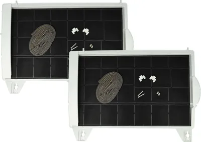 Produktbild von vhbw 2x Aktivkohlefilter kompatibel mit Siemens LU11122, LU12142, LU14122, LU11152, LU12122, LU14122SD, LU14142 Dunstabzugshaube - 45 x 32 x 4 cm