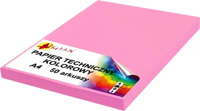Immagine prodotto di Carta tecnica A4 140g rosa landrail 50 fogli