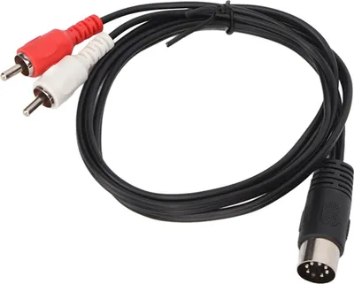 Zdjęcie produktu dla Kabel adaptera DIN 7PIN wtyk-wtyk 3,3 stopy PVC do głośników