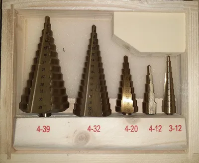 Produktbild von Onex HSS Kegelbohrer-Set 5-teilig für Metall