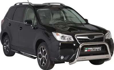 Zdjęcie produktu dla Progi boczne ze stali nierdzewnej do Subaru Forester 2013-2015 czarne