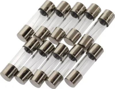 Image de Fusible de protection SeKi, 5x20mm, 8A, type Flink, paquet de 10. Fusible en verre, 250V