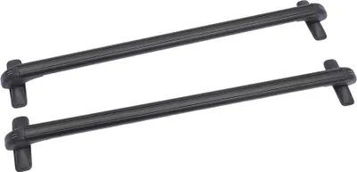 Produktbild von Auto Dachträger - Querträger - Universal für 4–5-türige Limousine - Ohne Bohren - Abschließbar mit Schlüsseln - 1 m - Aluminium - Max. 75 kg - Schwarz