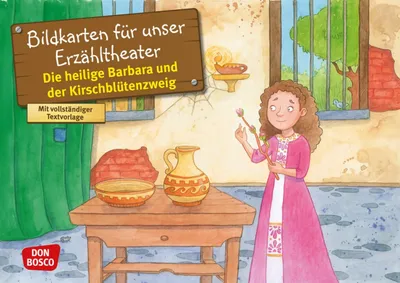 Produktbild von Die heilige Barbara und der Kirschblütenzweig. Kamishibai Bildkartenset.