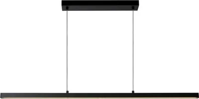 Produktbild von Hängelampe Metall LED H: max. 150 cm Schwarz länglich warmweißes Licht 2700 K 2104 lm Modern