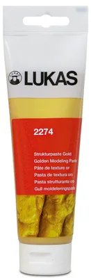 Produktbild von Strukturpaste LUKAS Gold 125 ml
