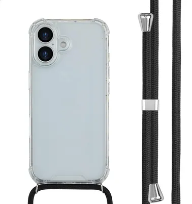 Imagen del producto de Funda trasera transparente con cordón para Apple iPhone 17 -