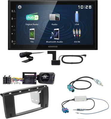 Produktbild von Kenwood DMX129DAB DAB+ Bluetooth USB Einbauset für Mercedes R W251