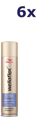 Produktbild von 6x Wellaflex Haarlak Volume Extra Sterk 250 ml