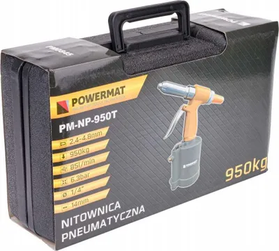 Zdjęcie produktu dla POWERMAT PM-NP-1400T Nitownica pneumatyczna 2,4-6,4 mm