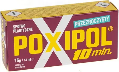Image de POXIPOL - adhésif transparent à deux composants, 16g/14ml