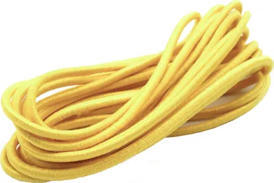 Produktbild von 3m Gummikordel 3mm Gummiband Gummischnur Hutgummi Rundgummi f. Bekleidung uvm., Farbe:gelb