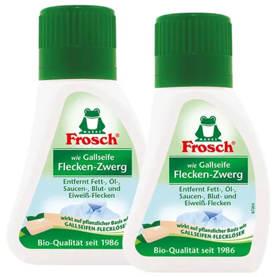 Produktbild von 2x Frosch wie Gallseife Fleck-Entferner 75 ml - Vegan