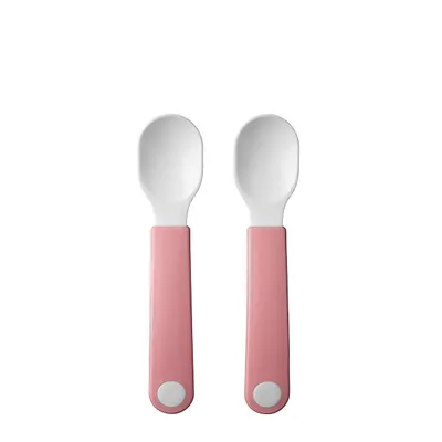 Produktbild von Set Lernlöffel Mepal Mio 2 Stück - deep pink