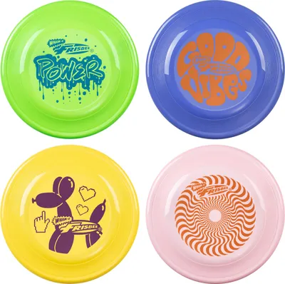 Zdjęcie produktu dla Wham-O Frisbee 4-pak latający dysk, 23,75 cm 100g dla dzieci w wieku 5 lat i starszych