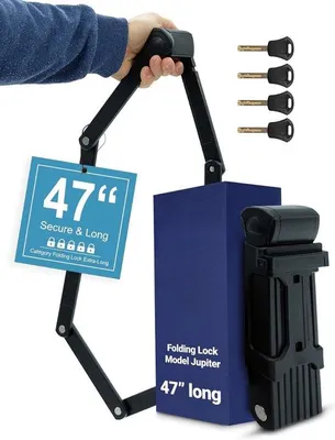 Imagen del producto de Candado de bicicleta sencillo – Adecuado para todo tipo de bicicletas – Con soporte