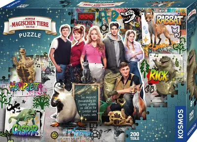 Produktbild von Die Schule der magischen Tiere: Puzzle zum Film - Teamwork (200 Teile)