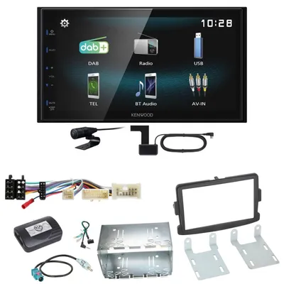 Produktbild von Kenwood DMX-125DAB Bluetooth Autoradio DAB+ Einbauset für Dacia Dokker Sandero
