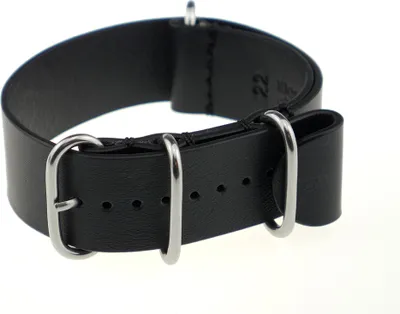 Produktbild von Happel Nato-/ Durchzugsband Atlanta 22mm schwarz