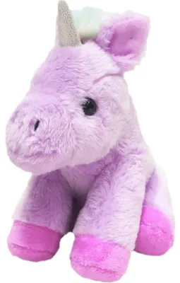 Obrázek produktu pro Plyšový jednorožec růžový sedící - 13 cm