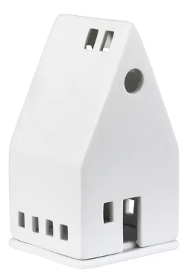 Produktbild von Räder ZUHAUSE Windlicht Lichthaus aus Porzellan klein - H 13 cm