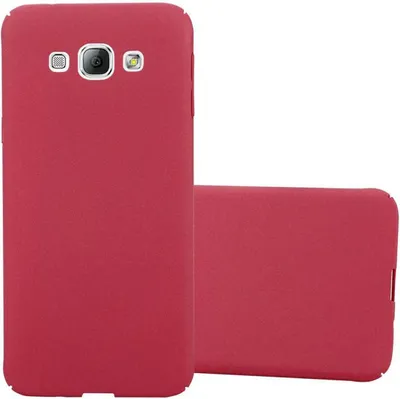 Produktbild von Cadorabo Schutzhülle für Samsung Galaxy A8 2015 Hülle in Rot Etui Hard Case Handyhülle Cover