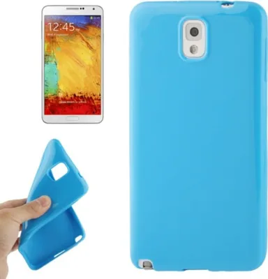Produktbild von Schutzhülle TPU Case für Handy Samsung Galaxy Note 3 N9000 Hellblau