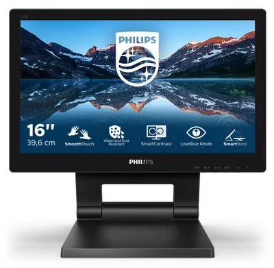 Produktbild von Philips 162B9T/00, 39,6 cm (15.6"), 1366 x 768 Pixel, HD, LCD, 4 ms, Schwarz