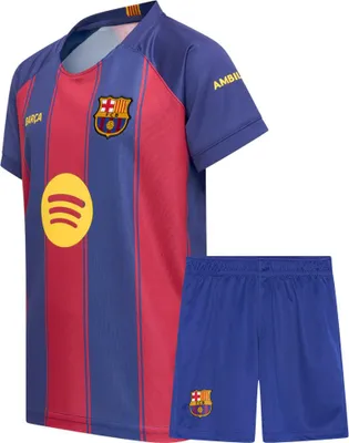 Produktbild von FC Barcelona Fußball Trikot Set Frenkie de Jong Heim - 2025-2026 - Kind - 116