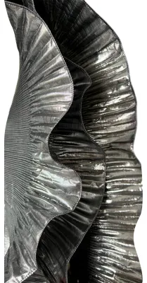 Produktbild von 1 m metallische Rüschenborte, plissierte Spitzenborte, DIY-Nähen, Hochzeitskleid, Kostüm, Tasche, Vorhang, Bastelarbeiten, Dekoration, Stoff
