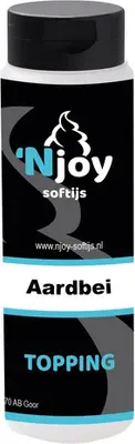 Produktbild von NJOY - Aardbei - Saus -Topping - 500 ml